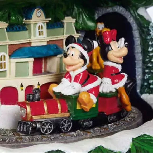 Disney Animated Christmas Tree w/ Music & Rotating Trays Hand Crafted & Painted - Picture 7 of 17